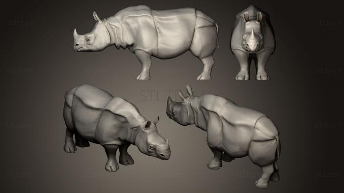Статуэтки животных rhino 4